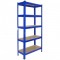 Industrial Racking Heavy Duty Steel Blue Garage Shelving 5 Tier 75cm Wide Shelves Racks Bays