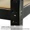 Heavy Duty Industrial Racking Steel Black Garage Shelving 5 Tier 75cm Wide Shelves Racks Bays