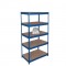 Workshop Garage Shelving Heavy Duty Industrial Racking Blue 5 Tier 900mm Wide Storage Bay