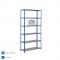 Industrial Garage Shelving 6 Chipboard Shelves Blue Storage Bay