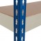 Garage Shelving Boltless Blue & Grey 5 Tier 1500mm Wide Industrial Storage Bay