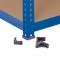 Industrial Racking 5 Tier Boltless Garage Racking Blue Steel Storage Bay