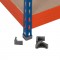 Garage Shelving Steel Racks Blue & Orange 6 Level 900mm Wide Stockroom Racking Storage Bay