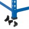 Industrial Garage Shelving 6 Chipboard Shelves Blue Storage Bay