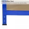 Industrial Racking Heavy Duty Steel Blue Garage Shelving 5 Tier 75cm Wide Shelves Racks Bays
