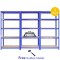 Garage Shelving Industrial Heavy Duty Steel Shelves 3x Racking Bays 5 Tier Unit Storage Racks