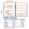 Garage Shelving 6 Chipboard Industrial Shelves Blue & Orange Storage Bay