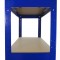 Industrial Racking Heavy Duty Steel Blue Garage Shelving 5 Tier 75cm Wide Shelves Racks Bays