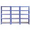 Industrial Racking Heavy Duty Steel Blue Garage Shelving 5 Tier 75cm Wide Shelves Racks Bays