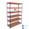 Boltless Industrial Racking 6 Tier Garage Racking Bay Warehouse Storage