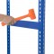 Heavy Duty Garage Shelving Blue 4 Tier Chipboard Shelves Industrial Racking Unit