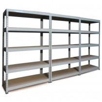 Garage Shelving 120cm Wide Grey Heavy Duty Industrial Racking Storage Bays