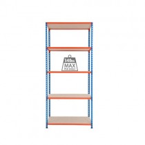 Heavy Duty Industrial Racking 915mm Wide 5 Tier Warehouse Shelving Bay
