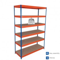 Boltless Industrial Racking 6 Tier Garage Racking